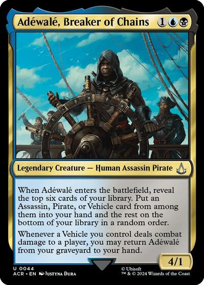 Adewale, Breaker of Chains (Universes Beyond: Assassin's Creed) Light Play Foil