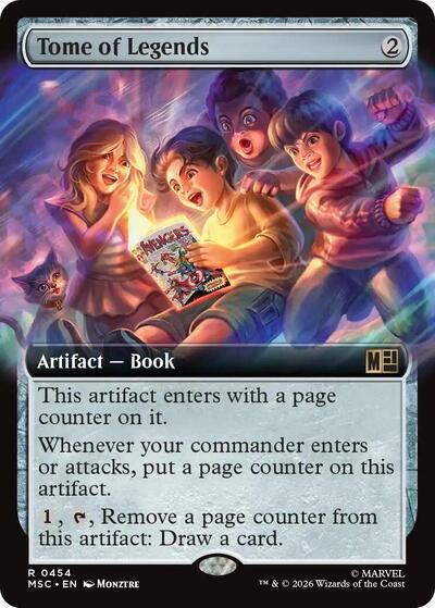 Tome of Legends (Extended Art) (Commander: Marvel Super Heroes) Near Mint