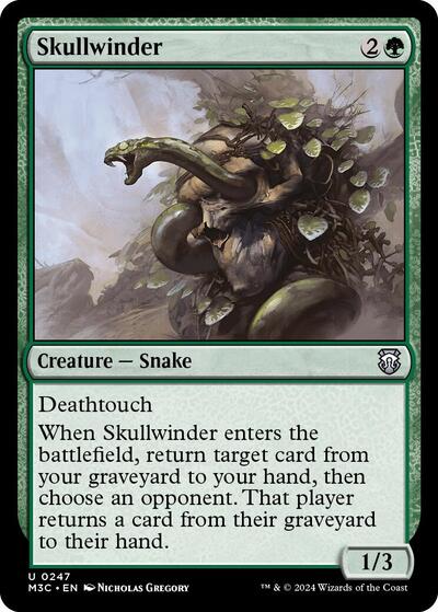 Skullwinder (Ripple Foil) (Commander: Modern Horizons 3) Near Mint Foil