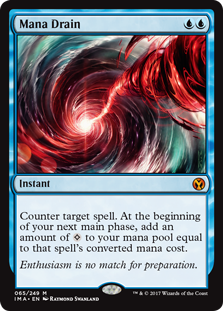 Mana Drain (Iconic Masters) Medium Play Foil