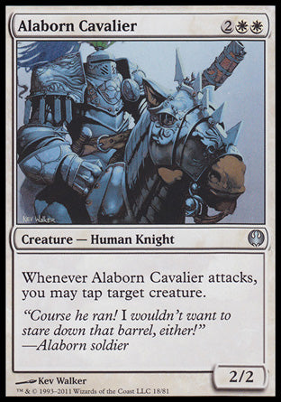 Alaborn Cavalier (Duel Decks: Knights vs Dragons) Medium Play