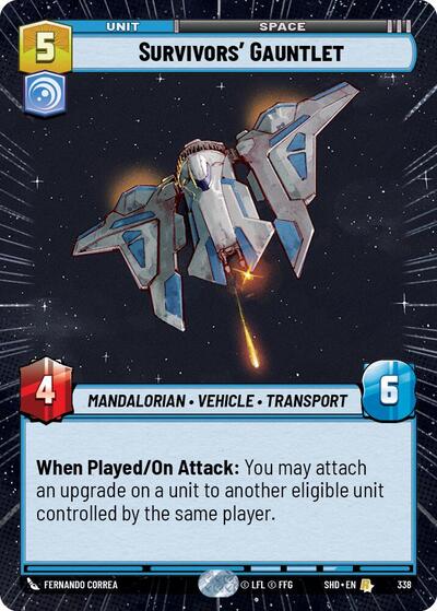 Survivors' Gauntlet (Hyperspace) (Shadows of the Galaxy) Near Mint Foil