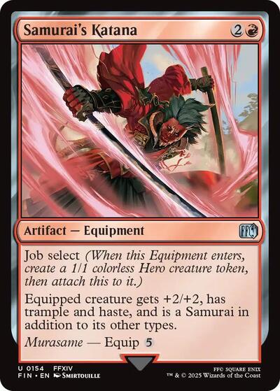 Samurai's Katana (Universes Beyond: FINAL FANTASY) Near Mint