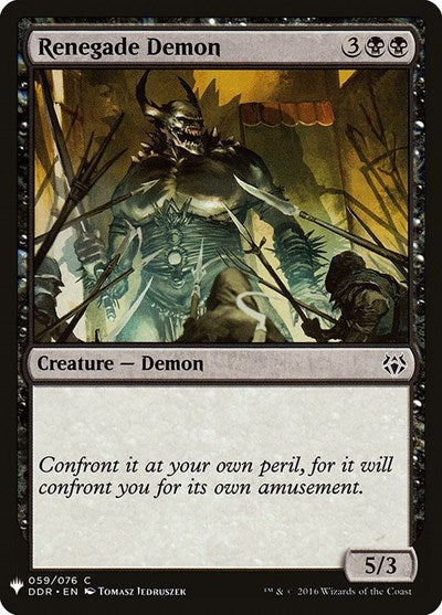 Renegade Demon (Mystery Booster) Near Mint