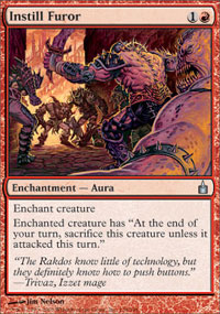 Instill Furor (Ravnica) Medium Play Foil