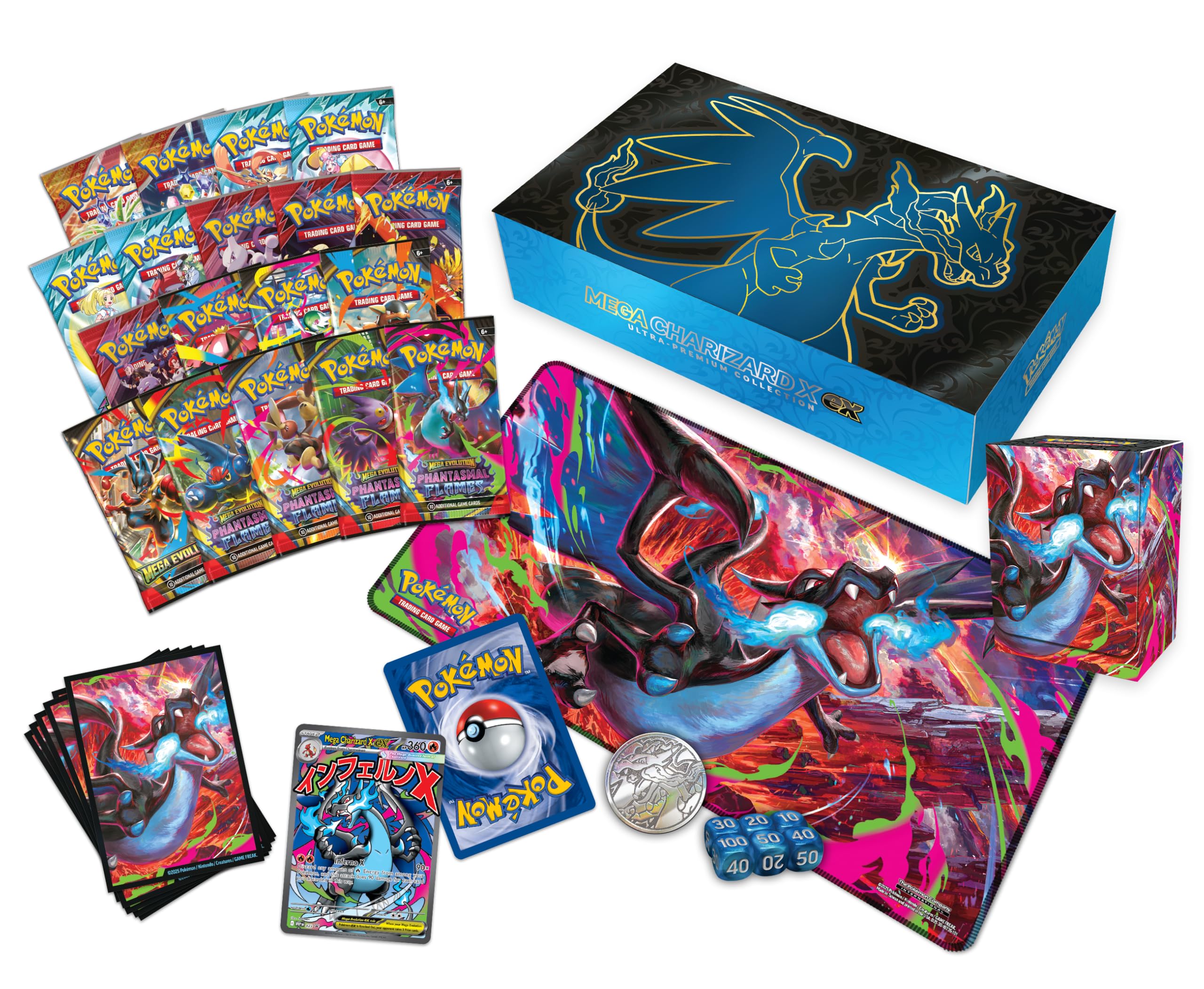 Mega Evolution: Mega Charizard X ex Ultra Premium Collection