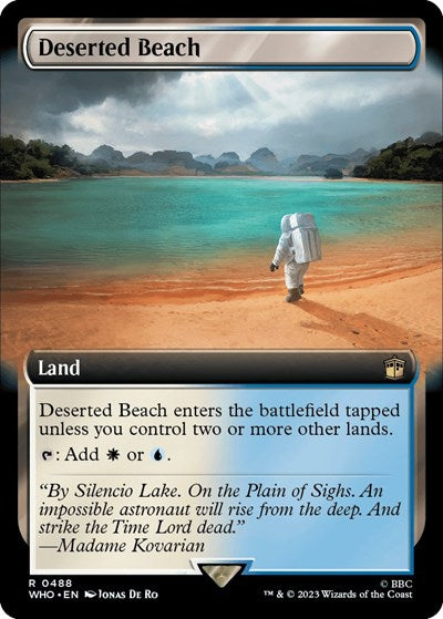 Deserted Beach (Extended Art) (Universes Beyond: Doctor Who) Near Mint