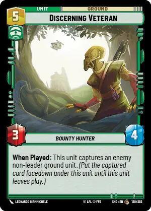 Discerning Veteran (Shadows of the Galaxy) Near Mint Foil