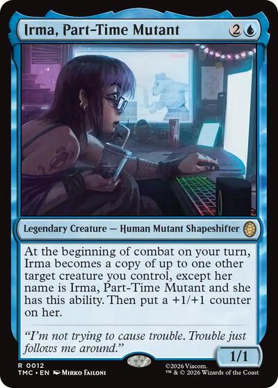 Irma, Part-Time Mutant (Commander: Teenage Mutant Ninja Turtles) Medium Play