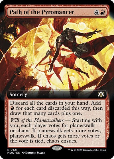 Path of the Pyromancer (Extended Art) (Commander: March of the Machine) Near Mint