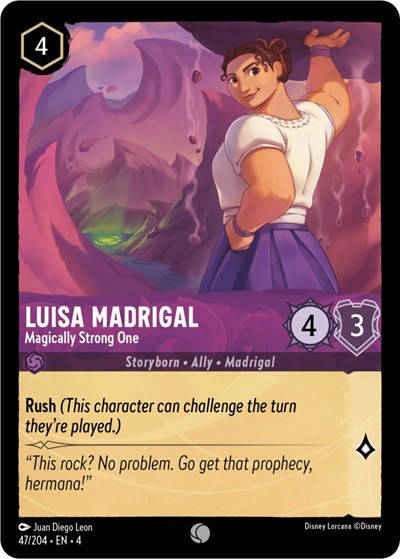 Luisa Madrigal - Magically Strong One (Ursula's Return) Near Mint Cold Foil