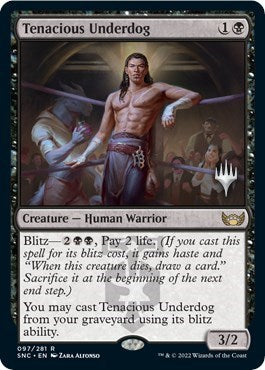 Tenacious Underdog (Promo Pack: Streets of New Capenna) Light Play Foil