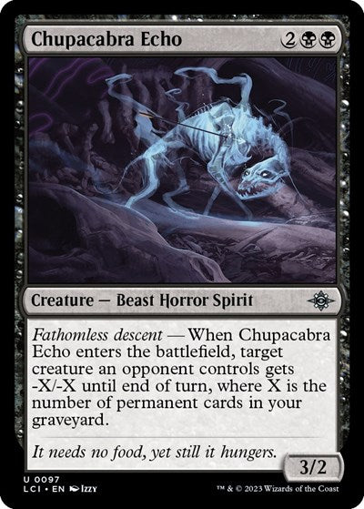 Chupacabra Echo (The Lost Caverns of Ixalan) Light Play Foil