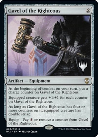 Gavel of the Righteous (Promo Pack: Streets of New Capenna) Near Mint Foil