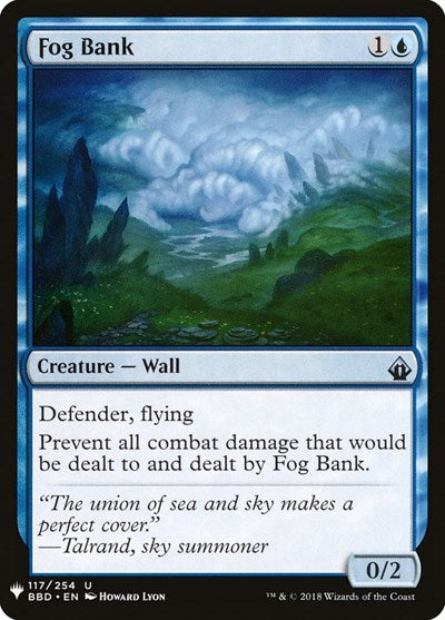 Fog Bank (Mystery Booster) Light Play