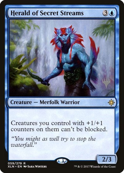 Herald of Secret Streams (Promo Pack: Core Set 2020) Light Play
