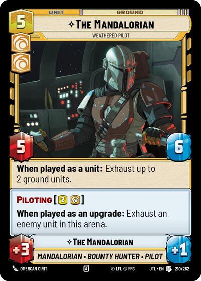 The Mandalorian Weathered Pilot (Jump to Lightspeed) Near Mint