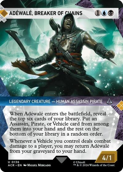 Adewale, Breaker of Chains (Showcase) (Universes Beyond: Assassin's Creed) Light Play