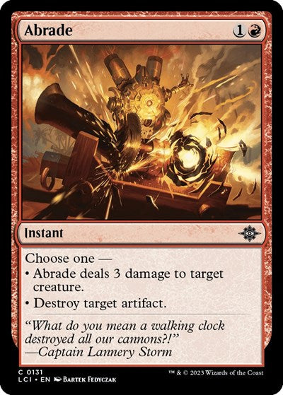 Abrade (The Lost Caverns of Ixalan) Near Mint Foil