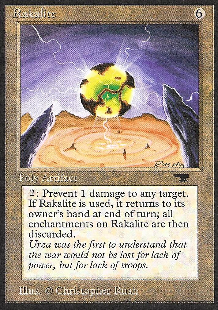 Rakalite (Antiquities) Medium Play