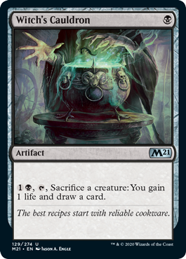 Witch's Cauldron (Magic 2021 Core Set) Light Play