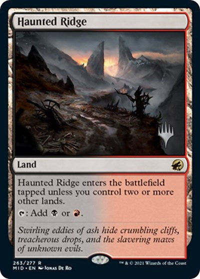 Haunted Ridge (Promo Pack: Innistrad: Midnight Hunt) Near Mint