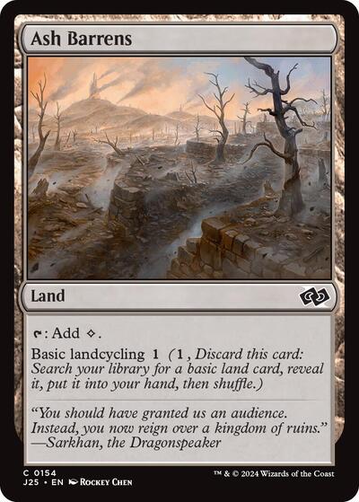 Ash Barrens (Foundations Jumpstart) Near Mint