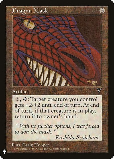 Dragon Mask (Mystery Booster) Light Play