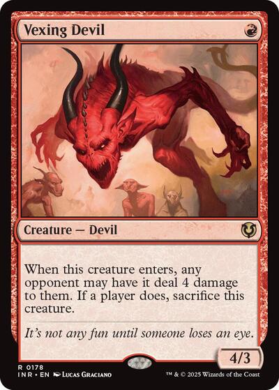 Vexing Devil (Innistrad Remastered) Light Play Foil