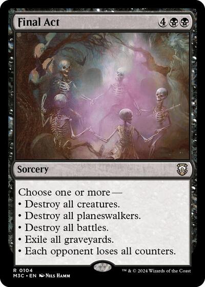 Final Act (Commander: Modern Horizons 3) Light Play