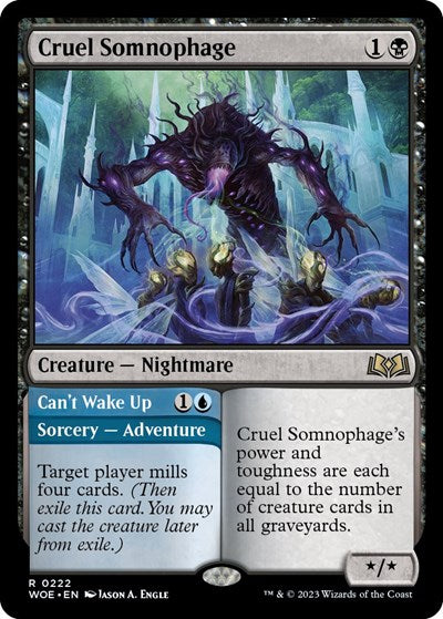 Cruel Somnophage (Wilds of Eldraine) Near Mint