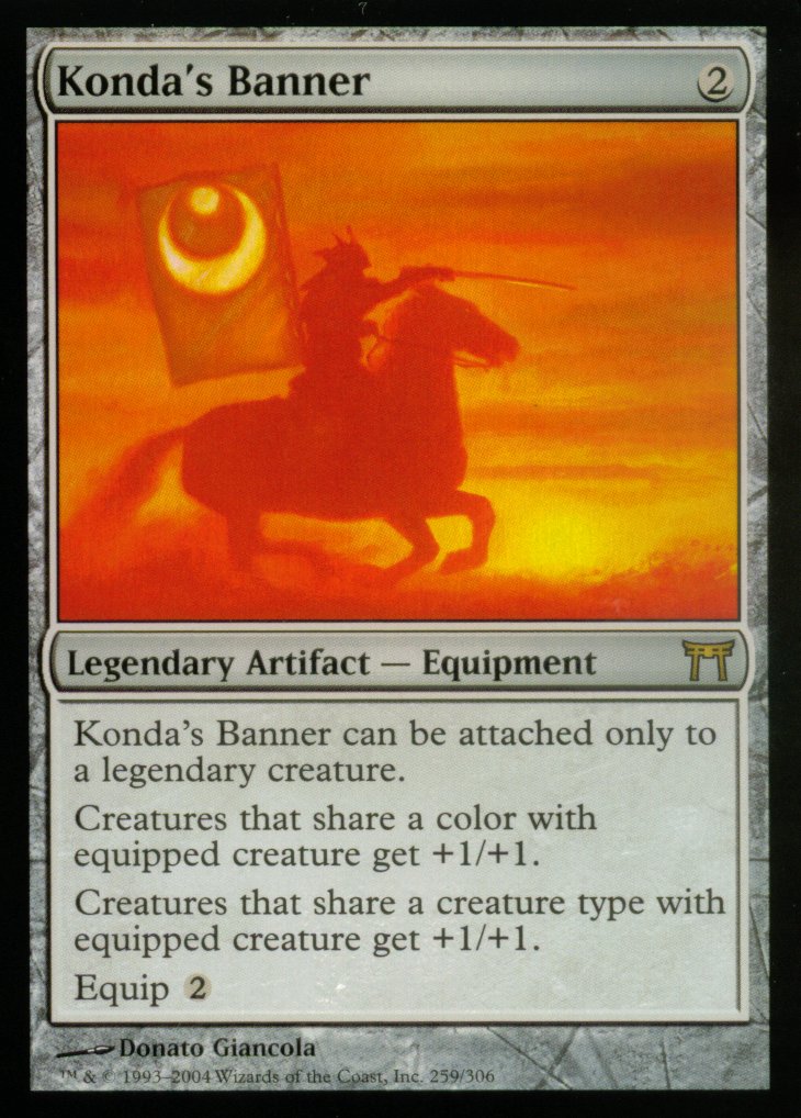 Konda's Banner (Champions of Kamigawa) Medium Play