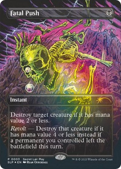 Fatal Push (Secret Lair Showdown) Light Play Foil