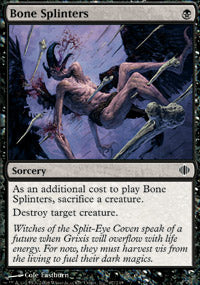 Bone Splinters (Shards of Alara) Light Play Foil