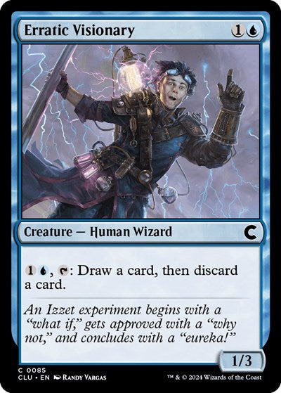 Erratic Visionary (Ravnica: Clue Edition) Near Mint