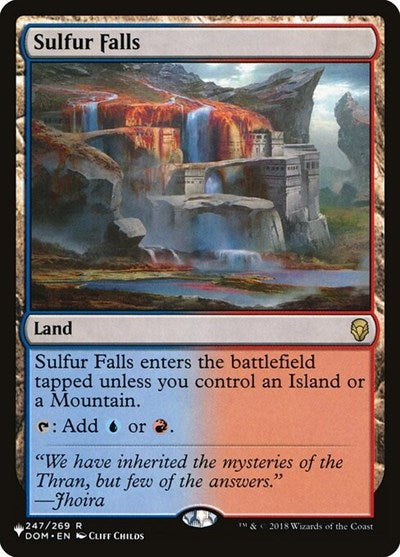 Sulfur Falls (Secret Lair Commander: Heads I Win, Tails You Lose) Near Mint