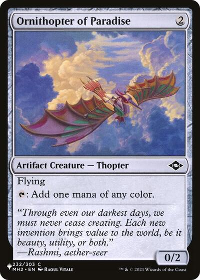 Ornithopter of Paradise (The List) Light Play