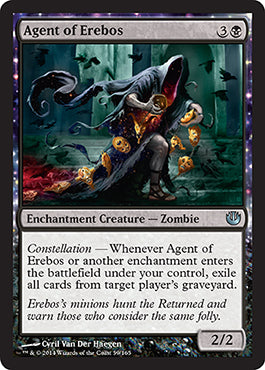 Agent of Erebos (Journey into Nyx) Light Play Foil