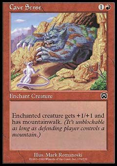 Cave Sense (Mercadian Masques) Heavy Play Foil