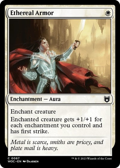 Ethereal Armor (Commander: Wilds of Eldraine) Near Mint