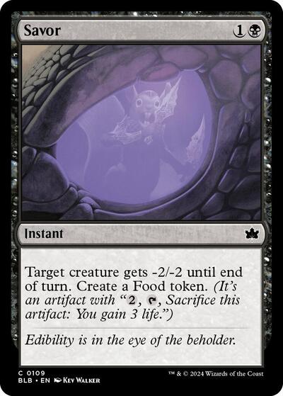 Savor|1|0|0.00