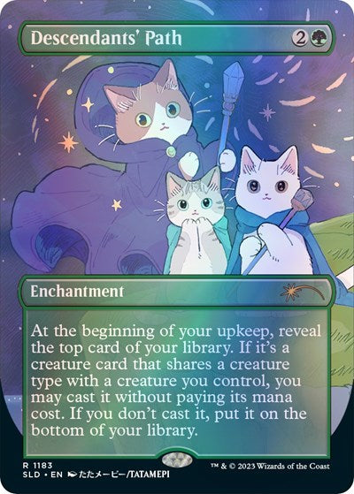 Descendants' Path (Secret Lair) Light Play Foil