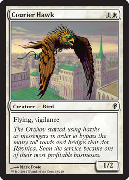 Courier Hawk (Conspiracy) Light Play Foil