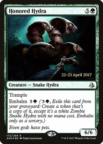 Honored Hydra (Promos: Prerelease Cards) Medium Play Foil