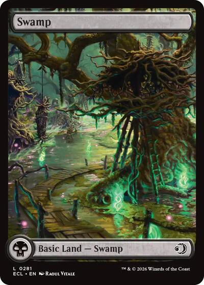 Swamp (0281) (Lorwyn Eclipsed) Near Mint Foil