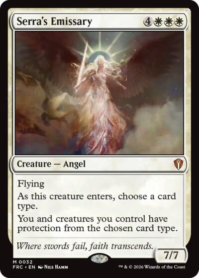 Serra's Emissary (Commander: Reality Fracture) Near Mint