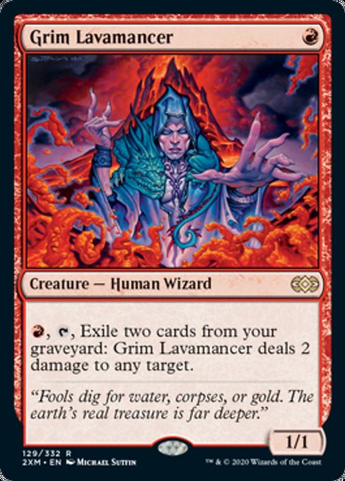 Grim Lavamancer (Double Masters) Near Mint Foil