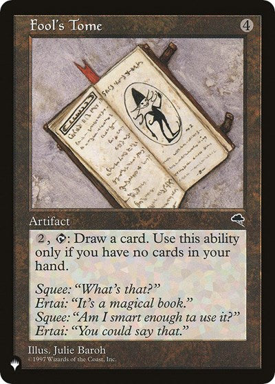 Fool's Tome (The List) Light Play