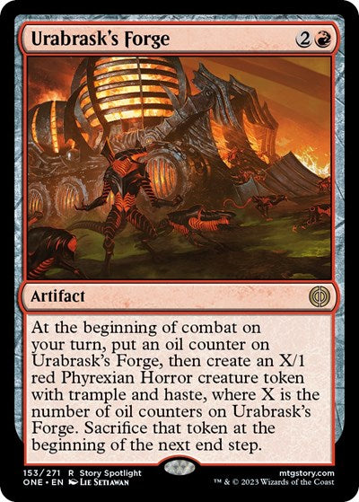 Urabrask's Forge (Phyrexia: All Will Be One) Near Mint Foil