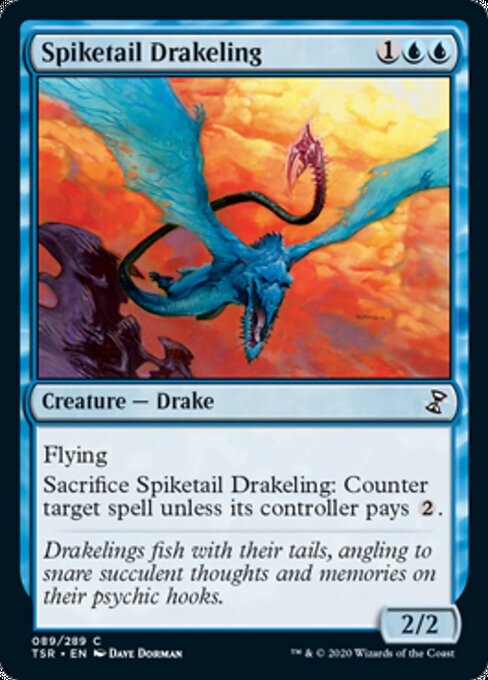 Spiketail Drakeling (Time Spiral Remastered) Medium Play Foil